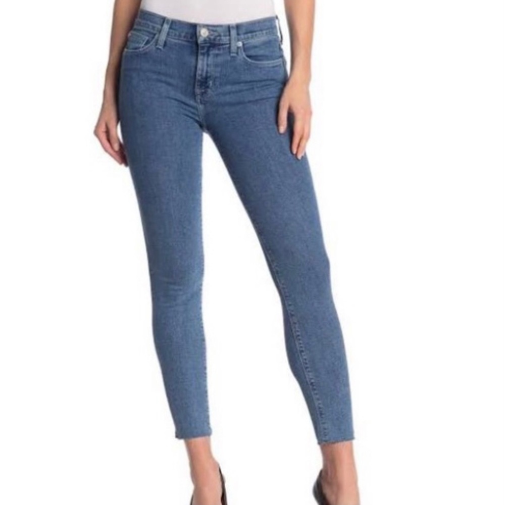 Hudson Natalie Midrise Crop Skinny Jeans